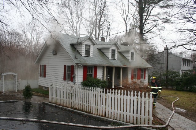 Smoke Showing At Paulding Lane Fire in January 2006